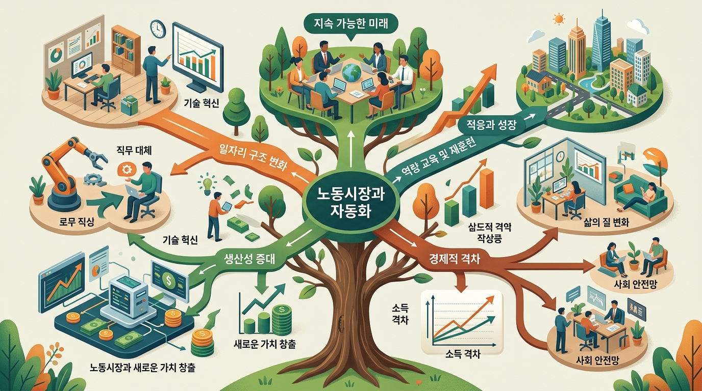 노동시장과 자동화가 우리 삶에 미치는 영향